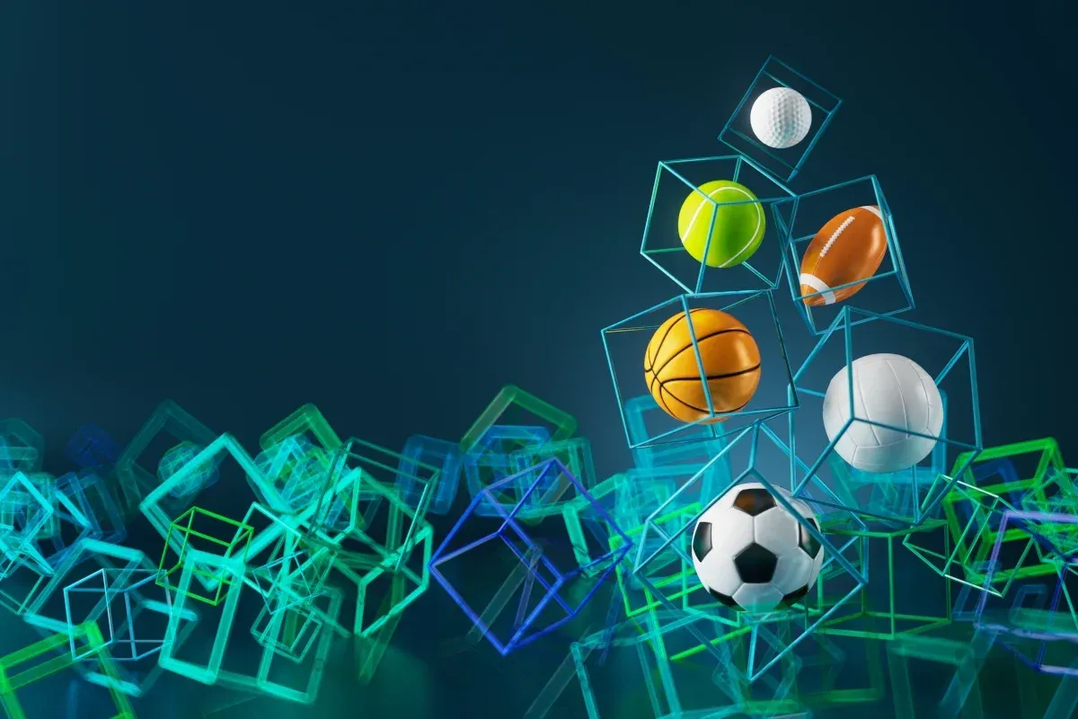 Interface de pari football sur écran